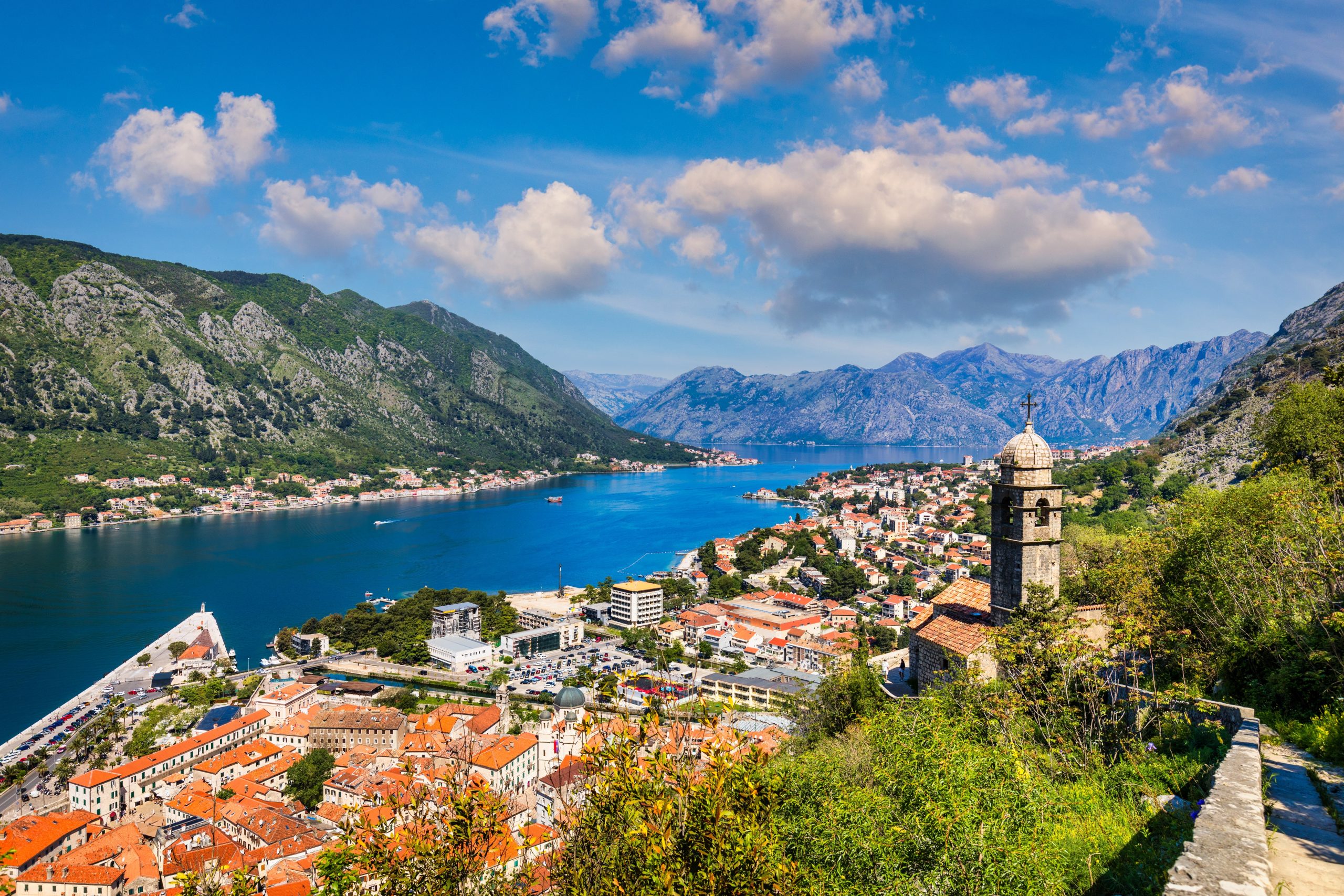 View,Of,The,Old,Town,Of,Kotor,,Montenegro.,Bay,Of