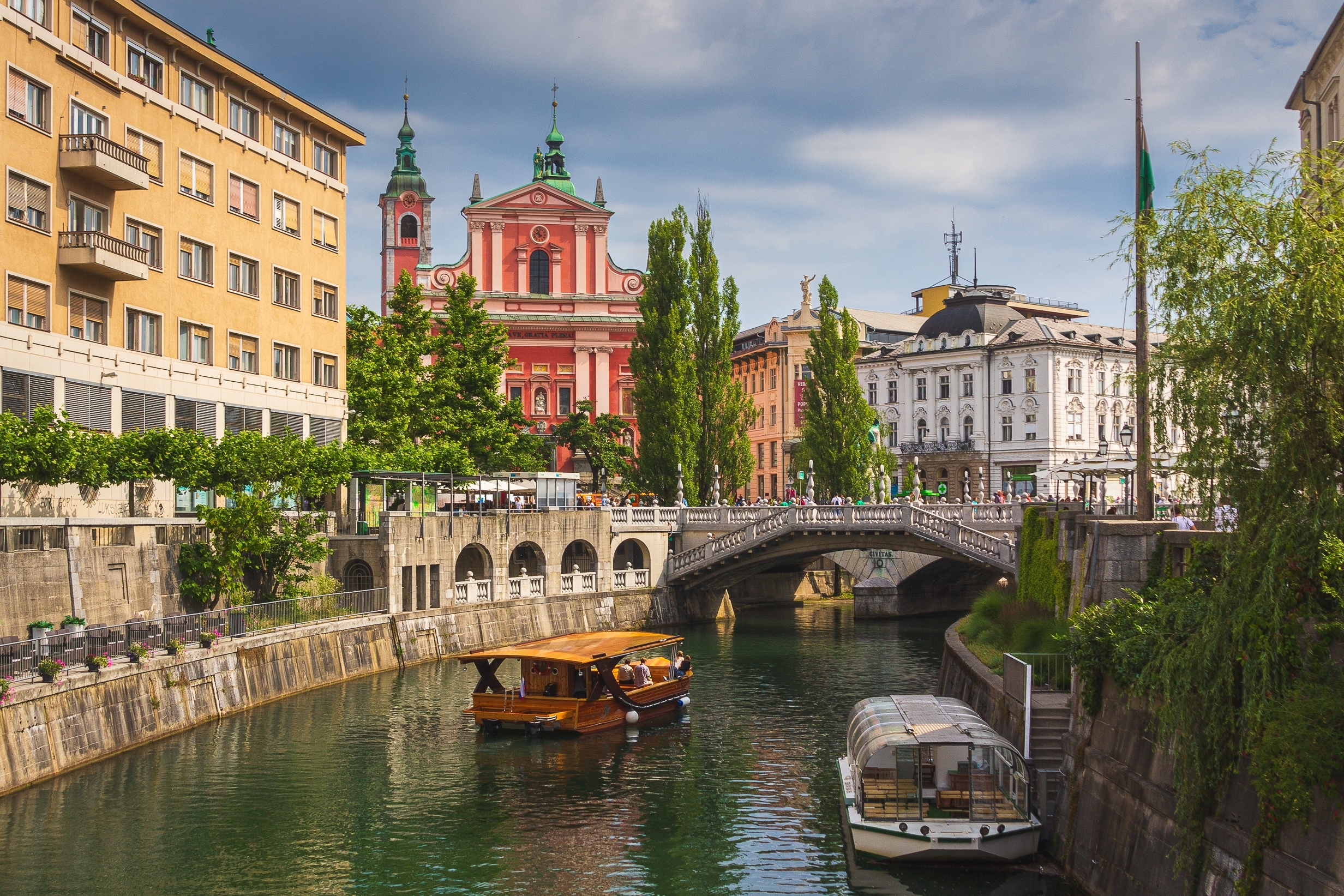In,The,Centre,Of,Ljubljana,,The,Capital,And,Largest,City