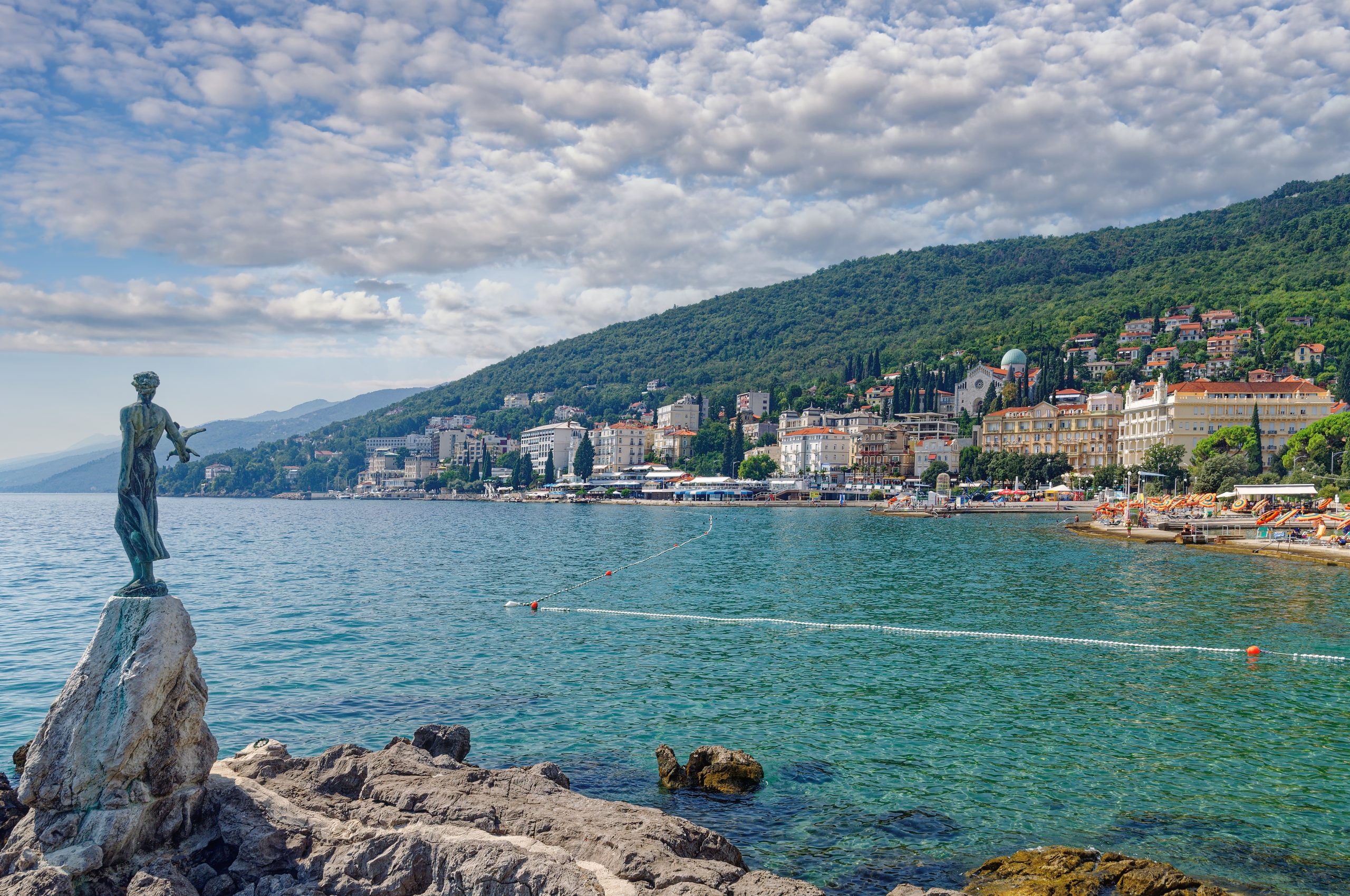 Promenade,In,Seaside,Resort,Of,Opatija,istria,adriatic,Sea,croatia